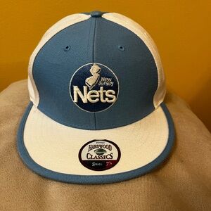 Mitchell & Ness Blue and White Hardwood Classics Cap